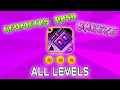 Geometry Dash Breeze Spin Off Fan Made ALL LEVELS 1 10 All Coins