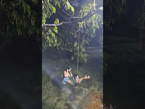 Próximo das 18 horas no camping Ana Júlia em Aurora do Tocantins