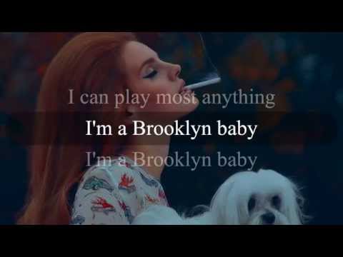 Lana del Rey - Brooklyn Baby | Karaoke (Tono Original)