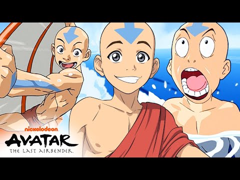 2 Hours of Aang Being Aang! w/ Sokka, Katara & Toph | Avatar: The Last Airbender