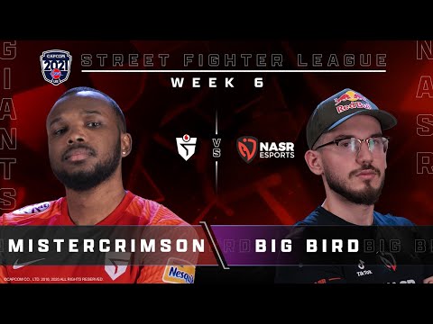 Mister Crimson (G) vs. Big Bird (Ken) - Bo3 - Street Fighter League Pro-US Season 4 Week 6