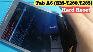 Samsung Tab A6 (SM-T285,T280) Hard Reset Pattren & Pin Unlock