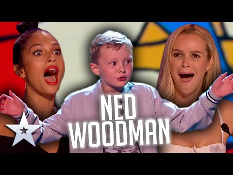 Naughty Ned Woodman - ALL PERFORMANCES! | Britain's Got Talent