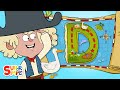 A Daring Adventure On D Island Captain Seasalt And The ABC Pirates Educational Cartoon