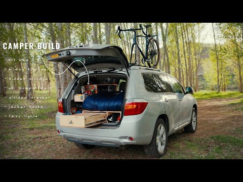 Toyota Highlander | Full Custom Camper Buildout & Tour