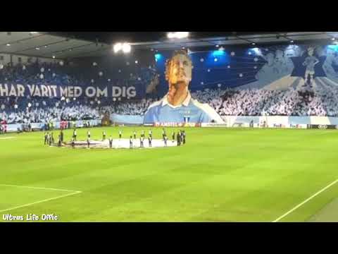 Malmö FF vs Dynamo Kyiv 28.11.2019 Choreo for Marcus Rosenberg