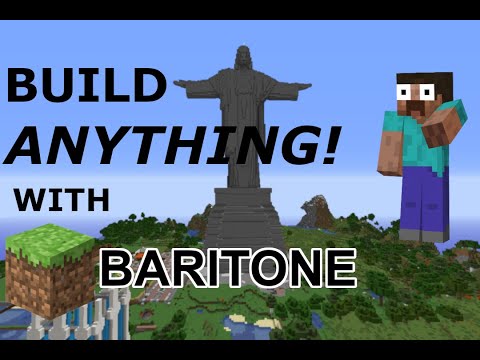 BARITONE TUTORIAL - Build with AI in Minecraft!