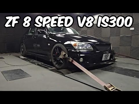 Toyota IS200 3UZ V8 ZF 8 speed conversion!