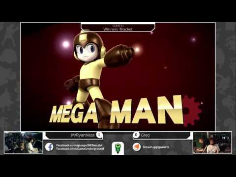 GUMS 11 Singles (Winner's Bracket) - Greg (Samus) vs MrRyanNess (Megaman/Cloud)