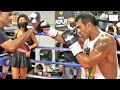 RIPPED VITOR BELFORT BLASTS MITTS IN BOXING WORKOUT! LOOKS SCARY READY FOR EVANDER HOLYFIELD FIGHT!