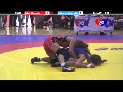 55 KG - Helen Maroulis (NYAC) vs. Katherine Fulp-allen (NYAC)