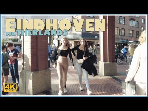 Walking Tour in Eindhoven 🇳🇱 - City Centre - Catharinakerk - Episode 3 - 4k