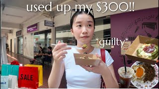 How I SPEND my $300 CDC VOUCHER *SG60* ON HAWKER CENTRES, RETAIL STORES, CAFES in SINGAPORE [VLOG]