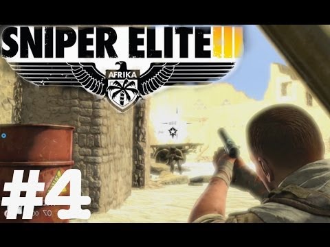 Sniper Elite 3 Authentic Difficulty Gameplay Walkthrough Part 4 "Sniper Elite 3" Afrika Co-op