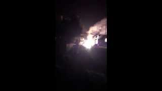 preview picture of video 'Roseland Avenue Transformer Fire ~ July 27, 2013'