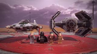 Vader&#39;s TIE Advanced vs. A-Wing Starfighter - LEGO Star Wars - Product Animation 75150