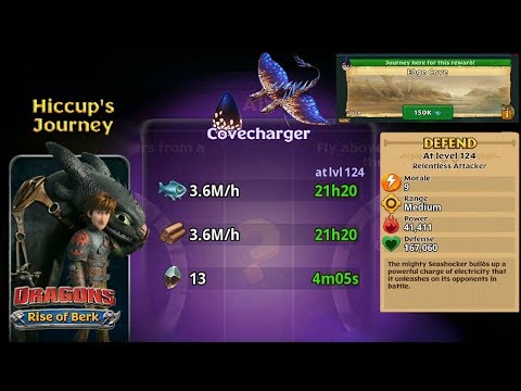 Covecharger (Exclusive Seashocker) - Hiccup's Journey: Edge Cove | Dragons: Rise of Berk
