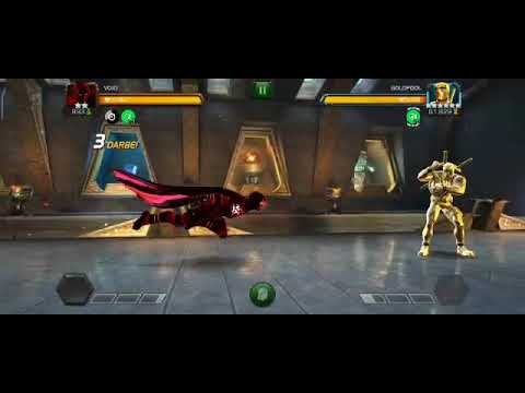 2 STAR VOID GAMEPLAY  VS 6 STAR GOLDPOOL DESTROY