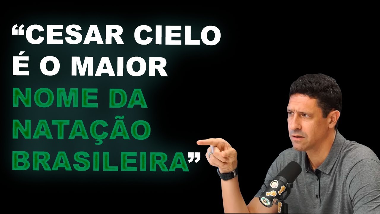 CESAR CIELO É O MAIOR NOME DA NATAÇÃO - GUSTAVO BORGES  - Flow Sport Clube