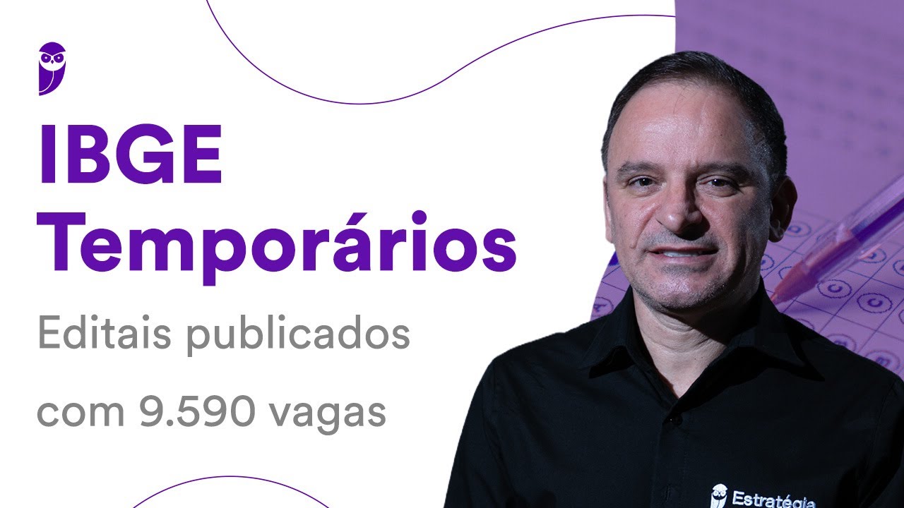 Concurso IBGE - Temporários: Editais publicados com 9.590 vagas