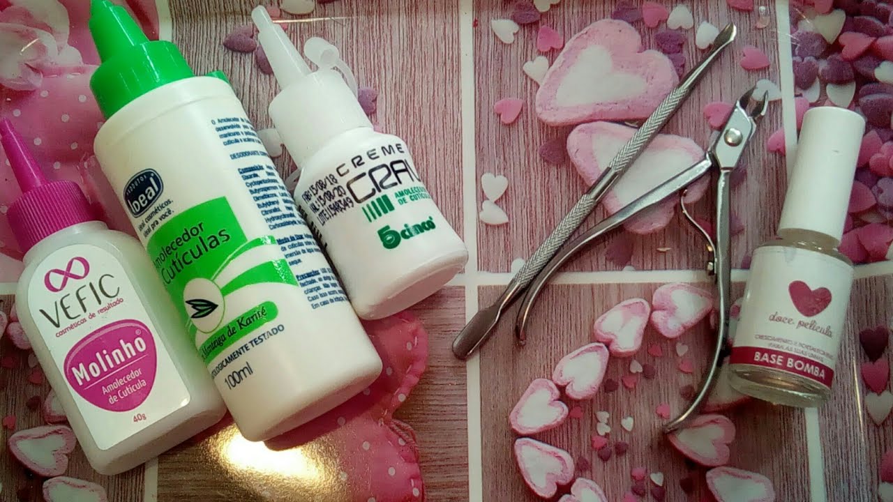 Amolecedores de cuticulas / comparativos / Unhas