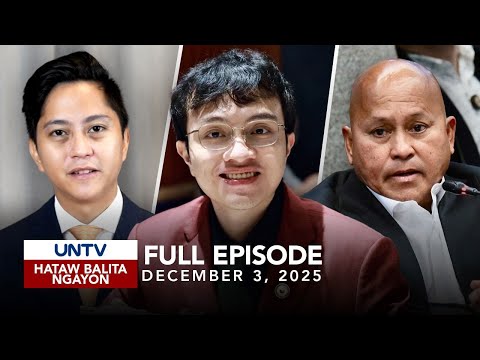 UNTV: Hataw Balita Ngayon | December 3, 2025