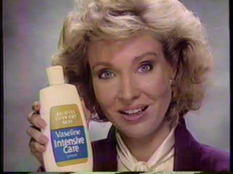 1987 Vaseline Intensive Care Lotion "Write DRY on your skin" TV Commercial