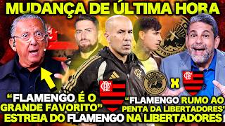 MUDANÇA de ÚLTIMA HORA no FLAMENGO na ESTREIA da LIBERTADORES ! LEILA PEREIRA ALFINETOU o FLAMENGO