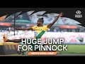 🇯🇲's Pinnock flies out to huge world lead | World Athletics Championships Budapest 23