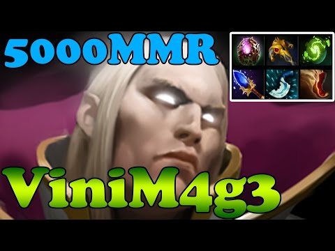 Dota 2 - ViniM4g3 5000MMR Plays Invoker vol 6 - Subscriber Ranked Gameplay