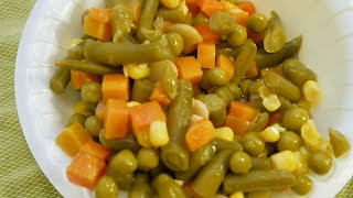 eat Canned Mixed Vegetables