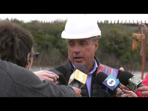 Trasvase de agua desde el río San José hacia el río Santa Lucía.