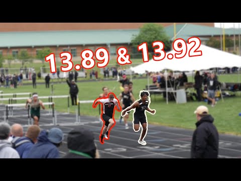 Crazy Close Finish in Boys 110m Hurdles - 2021 OHSAA D1 Region 3