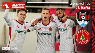 Vanspor FK - Ümraniyespor | 11. Hafta Maç ÖZETİ | Trendyol 1. Lig - 2026/27