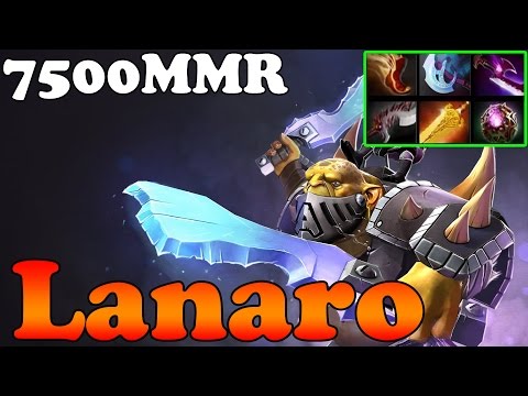 Dota 2 - Lanaro 7500MMR Plays Alchemist - Ranked Match Gameplay