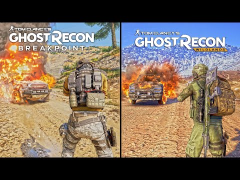 Ghost Recon Wildlands VS Breakpoint [4K UHD 60FPS] | Comparison in 2023