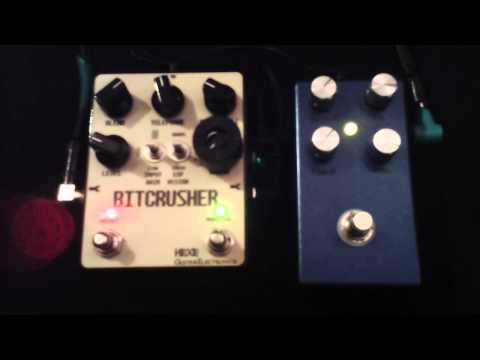 HEXE Bitcrusher III - Zvex Woolly Mammoth Fuzz - BASS with FULL MIX