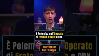 🤯 Scandalo FDI e scoperta della Sinistra: trovata una nuova colpa! #shorts