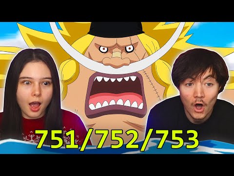 EDWARD WEEVIL?!? 👒 One Piece Ep 751, 752 & 753 REACTION & REVIEW