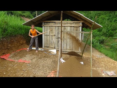 full video living off grid 120 Days Building farm life In the forest - garden life