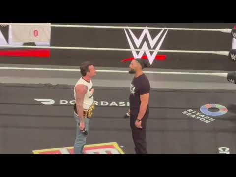 CM Punk Confronts Roman Reigns - WWE Raw 2/2/2026