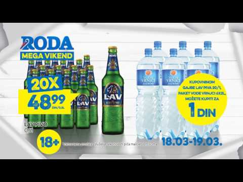 RODA: MEGA vikend 18. - 19.03.2017.