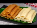 2 types of patisapata pitha with 10 minutes easy khirsa Bengali patishapta pitha recipe, khirsha recipe