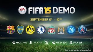 preview picture of video 'Fifa 15 Demo - Gameplay e Prime Impressioni'