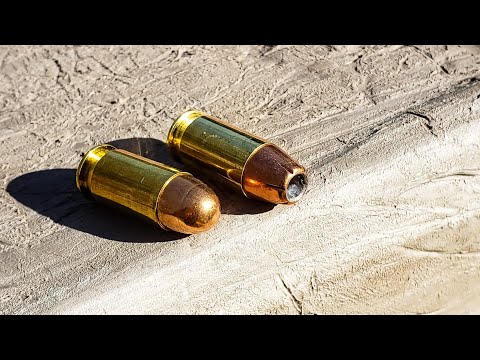 45ACP - HP vs FMJ - CLAY BLOCKS