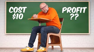 Flipping a Thrift Store School Desk for Profit