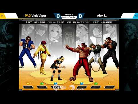 Vick Viper vs Alex L. - KOF 2002UM Neo Geo World Tour Special Stage Magfest