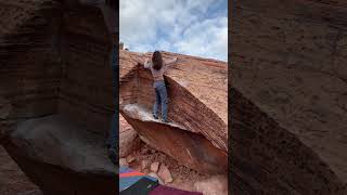 Video thumbnail of The Wave Direct, V3. Red Rocks