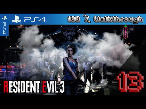 Resident Evil 3 Remake 100% Walkthrough - Part 13 (Hardcore Difficulty - S-Rank)