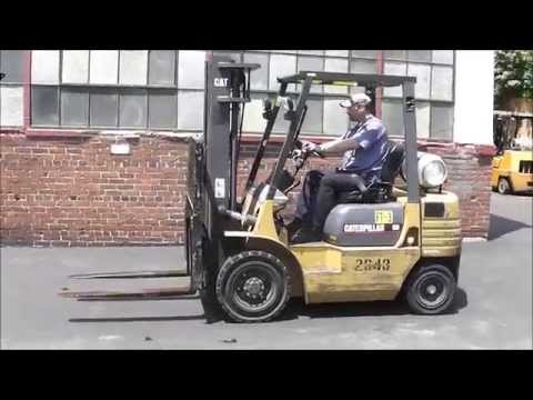 CATERPILLAR GP25 5,000 LB PROPANE FORKLIFT